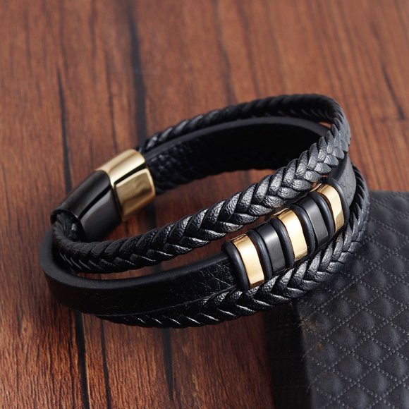 2/$35 💗 Real Leather Bracelet - Picture 6 of 9